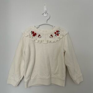 Balabala Floral Embroidered sweater
